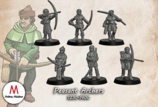 Medbury Miniatures: Peasant Archers (8)