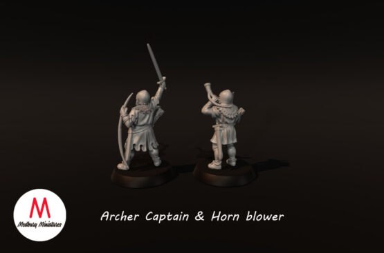 Medbury Miniatures: Archer Captain & Hornblower (2) - Image 2