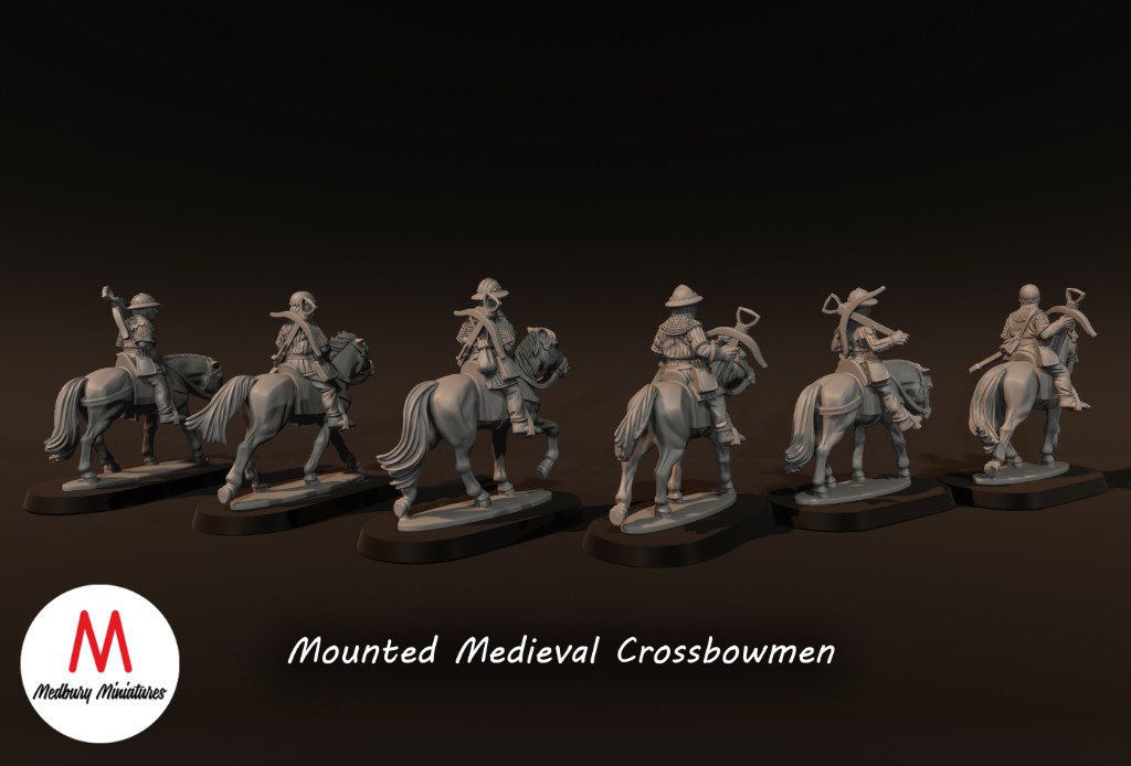 Medbury Miniatures: Mounted Crossbowmen (8) - Image 3