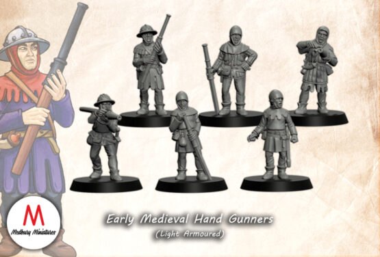 Medbury Miniatures: Medieval Handgunners (8) - Image 2