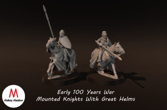 Medbury Miniatures: 14th Century Mounted Knights (4) - Image 4