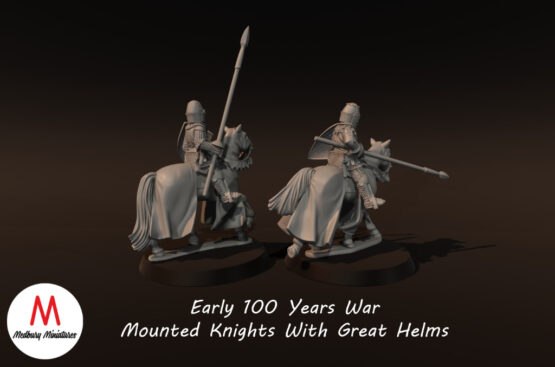 Medbury Miniatures: 14th Century Mounted Knights (4) - Image 2