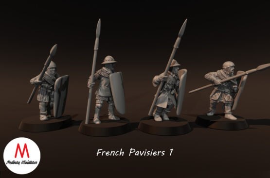 Medbury Miniatures: Warriors with Paveses (8) - Image 3