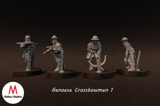 Medbury Miniatures: Genoese Crossbowmen (8) - Image 7
