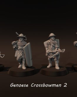 Medbury Miniatures: Genuesische Armbrustschützen (8)