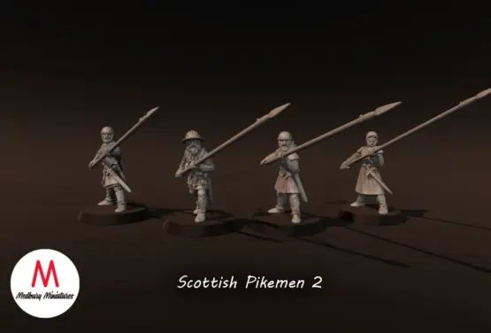Medbury Miniatures: 4 Point Starter Scots (Schiltrons, Age of Chivalry) (34) - Image 5