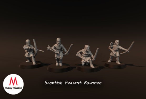 Medbury Miniatures: Schottische Bogenschützen 1 (4)