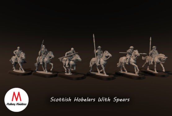 Medbury Miniatures: Scottish Hobelars with Spears (6) - Image 2
