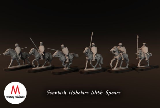 Medbury Miniatures: Scottish Hobelars with Spears (6) - Image 4