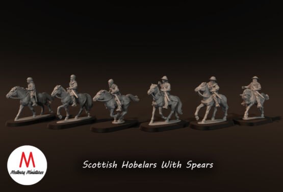 Medbury Miniatures: Scottish Hobelars with Spears (6) - Image 6