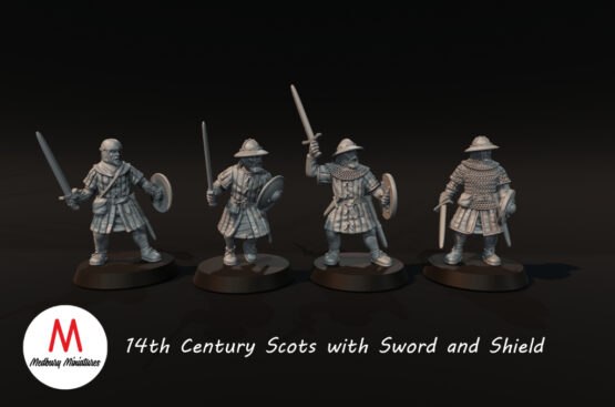 Medbury Miniatures: Scots with Sword and Shield (4) - Image 2