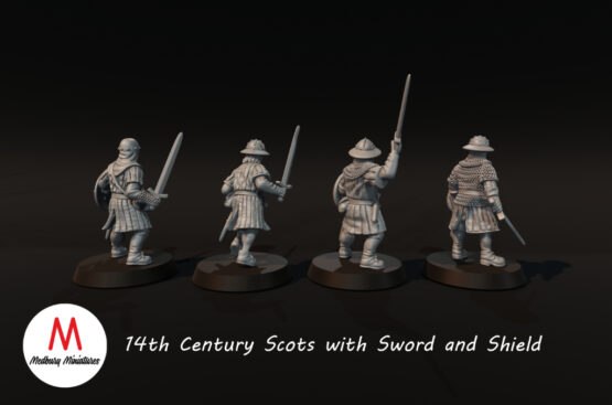 Medbury Miniatures: Scots with Sword and Shield (4) - Image 3