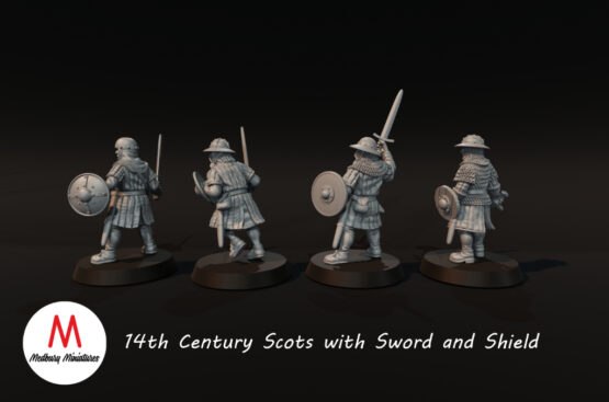 Medbury Miniatures: Scots with Sword and Shield (4) - Image 4