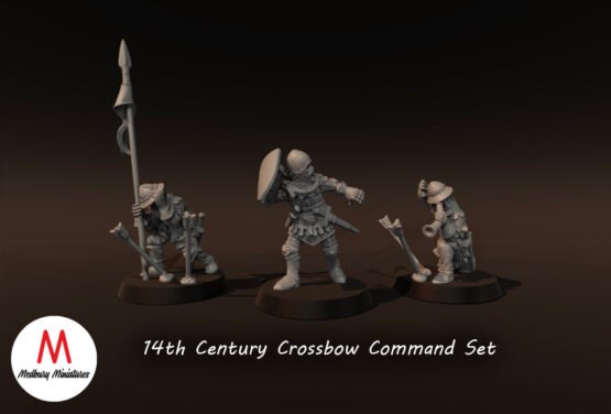 Medbury Miniatures: 14.Jh. Armbrustschützen Kommandoabteilung (3)