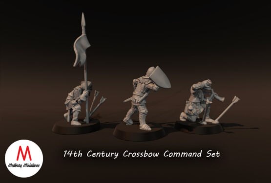 Medbury Miniatures: 14.Jh. Armbrustschützen Kommandoabteilung (3) – Bild 2