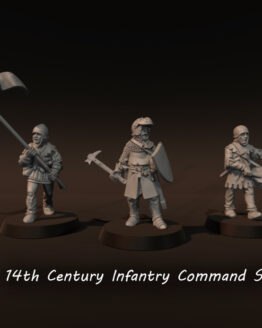 Medbury Miniatures: 14.Jh. Infanterie Kommandoabteilung (3)