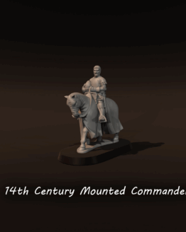 Medbury Miniatures: 14.Jh Berittener Kriegsherr 2