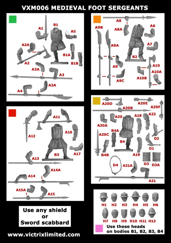 Medieval Foot Sergeants (32) - Image 8