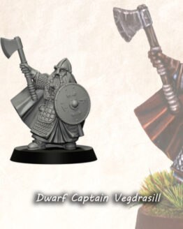 Medbury Miniatures: Dwarf Captain - Vegdrasil