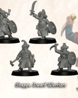Medbury Miniatures: Steppe Dwarves Warriors (5)