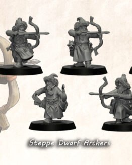 Medbury Miniatures: Steppe Dwarves Archers (5)