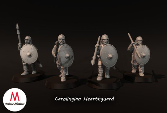 Medbury Miniatures: Carolingian Hearthguard with Spears (4)