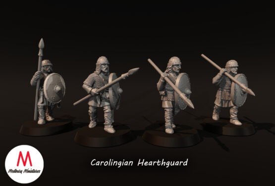 Medbury Miniatures: Carolingian Hearthguard with Spears (4) - Image 2