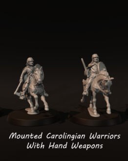 Medbury Miniatures: Franken berittene Krieger mit Handwaffen  (4)