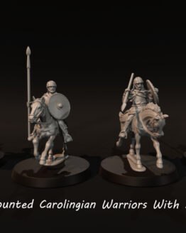 Medbury Miniatures: Franken berittene Krieger mit Speeren  (4)