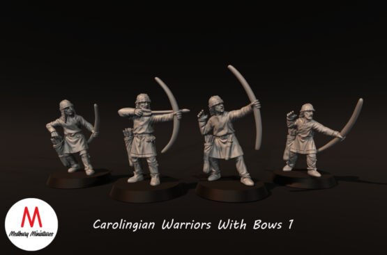 Medbury Miniatures: Carolingian Warriors with Bows 1 (4)