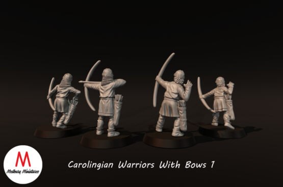 Medbury Miniatures: Carolingian Warriors with Bows 1 (4) - Image 2