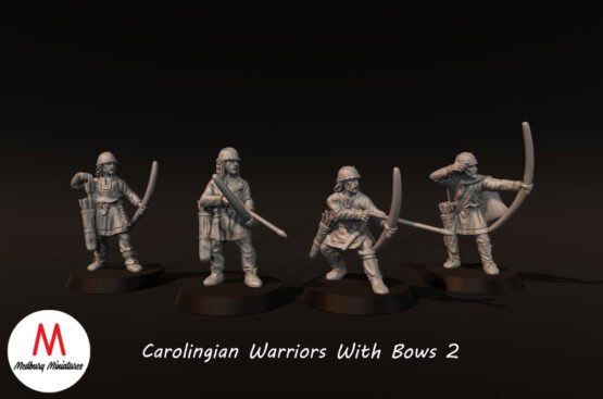 Medbury Miniatures: Carolingian Warriors with Bows 2 (4)
