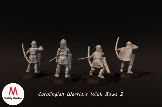 Medbury Miniatures: Carolingian Warriors with Bows 2 (4) - Image 2