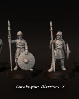 Medbury Miniatures: Franken Krieger mit Speeren 2 (4)