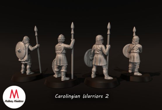 Medbury Miniatures: Carolingian Warriors with Spears 2 (4) - Image 2