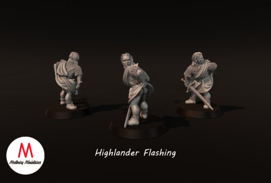 Medbury Miniatures: Scottish Clansmen Flashing