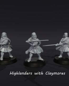 Medbury Miniatures: Schotten Highlander mit Claymores (5)