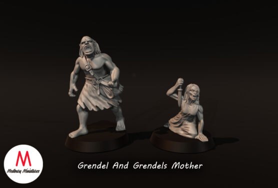 Medbury Miniatures: Vendel Era - Grendel and Grendels Mother (2)