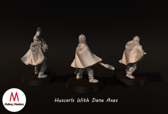 Medbury Miniatures: Vendel Era -Huscarls with Dane Axes (3) - Image 2