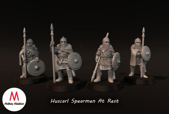 Medbury Miniatures: Vendel Zeit - Huskarl Speerträger (4)