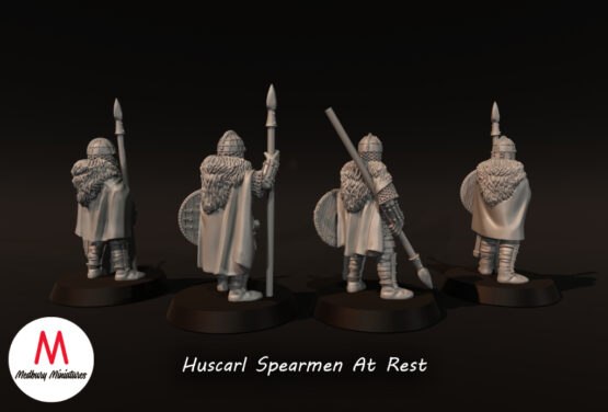 Medbury Miniatures: Vendel Zeit - Huskarl Speerträger (4) – Bild 2