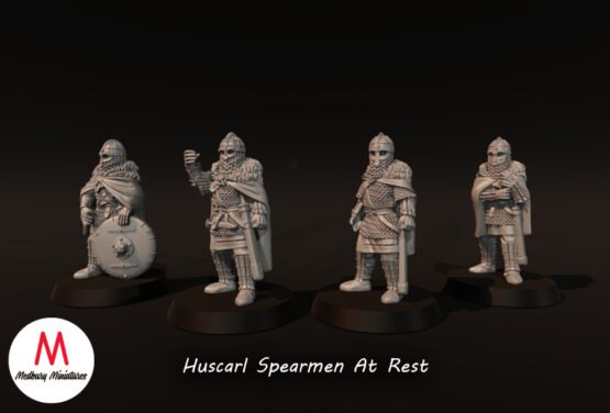 Medbury Miniatures: Vendel Zeit - Huskarl Speerträger (4) – Bild 3