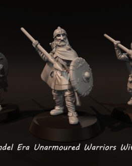 Medbury Miniatures: Vendel Zeit - Ungerüstete Speerträger 1 (6)