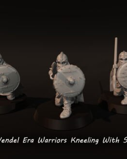 Medbury Miniatures: Vendel Zeit - Kniende Speerträger (3)