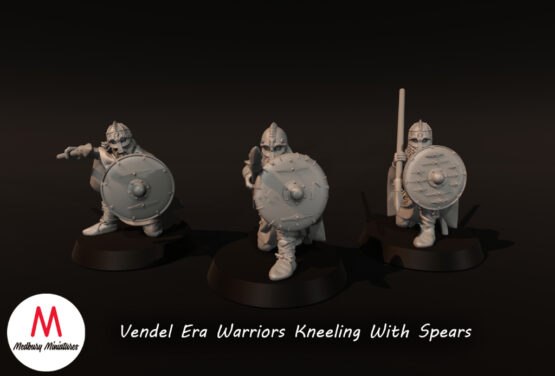 Medbury Miniatures: Vendel Era - Kneeling Spearman (3)