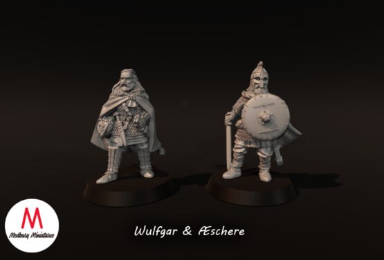 Medbury Miniatures: Vendel Era - Wulfgar & Æschere (2)