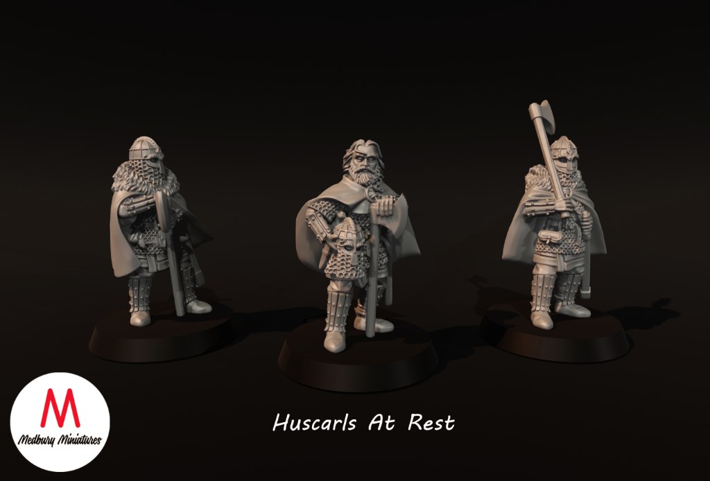 Medbury Miniatures: Vendel Era - Huscarls at Rest 2 (3) - Image 3