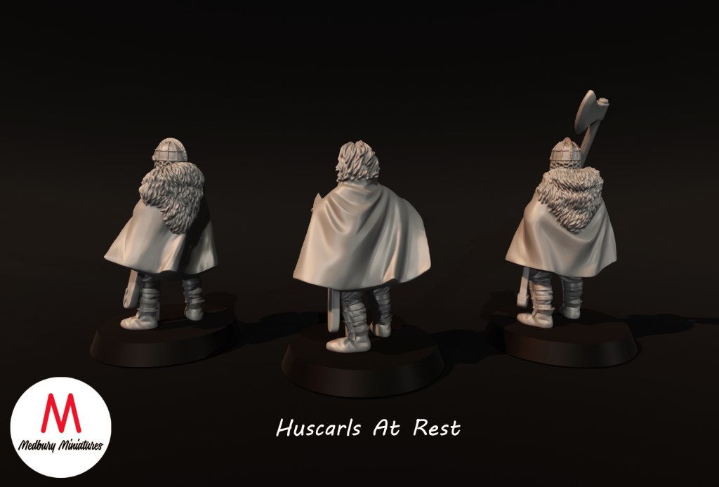 Medbury Miniatures: Vendel Era - Huscarls at Rest 2 (3) - Image 2