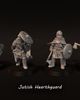 Medbury Miniatures: Vendel Era - Jutish Hearthguard (4)