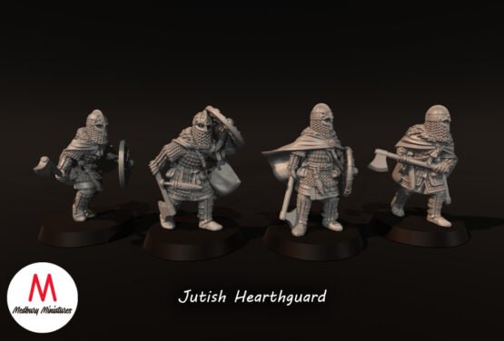 Medbury Miniatures: Vendel Era - Jutish Hearthguard (4) - Image 2
